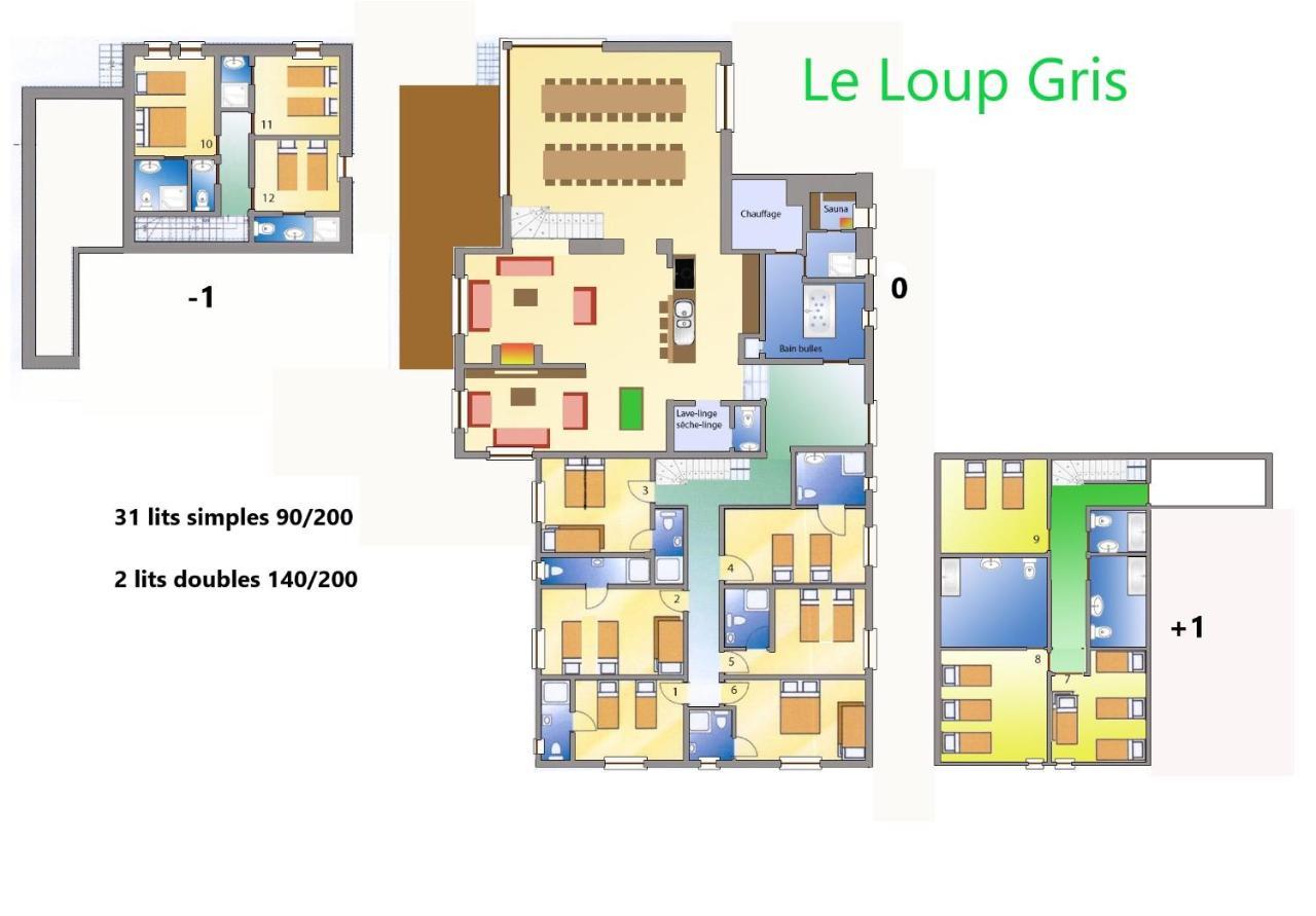 Villa Le Loup Gris - 35 pers - Vue-Wellness, Butgenbach-Malmedy Exterior foto